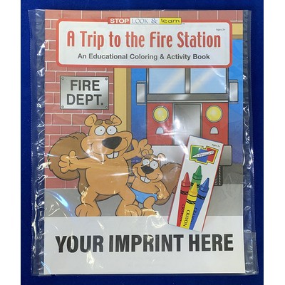 A Trip to the Fire Station Coloring Book Fun Pack