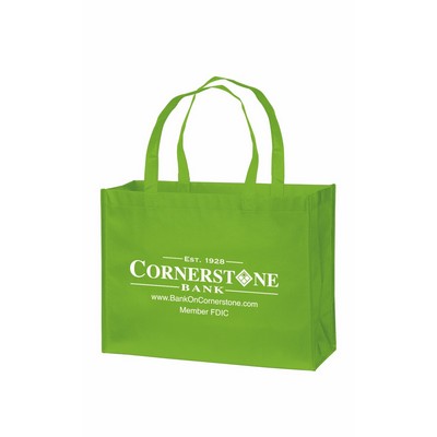 Gloss Non-Woven Tote Bag (16"x12"x6")