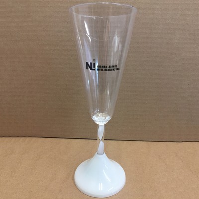 7" Flashing Champagne Glass