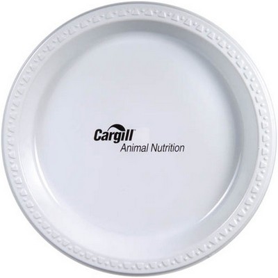 9" White Plastic Plate (Petite Line)