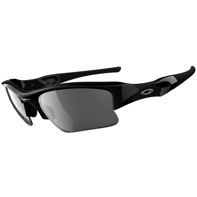 Oakley® Flak Jacket XLJ Polarized Sunglasses - Black/Black Iridium Polarized