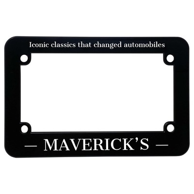 Motorcycle License Plate Frame