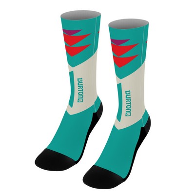 19" Dye-Sublimated Socks