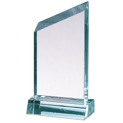 Jade Wedge Acrylic Award 6 1/4"H