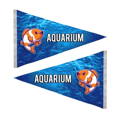 24" x 36" Pennant Flag - Double Sided