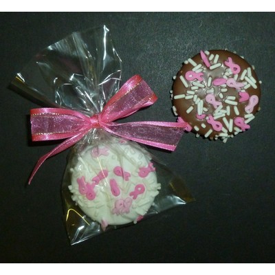 Breast Cancer Awareness Fancy Sandwich Cookie