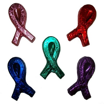 Milk chocolate awareness ribbon