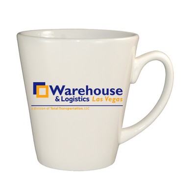 12 Oz. Vitrified Funnel Mug -Natural