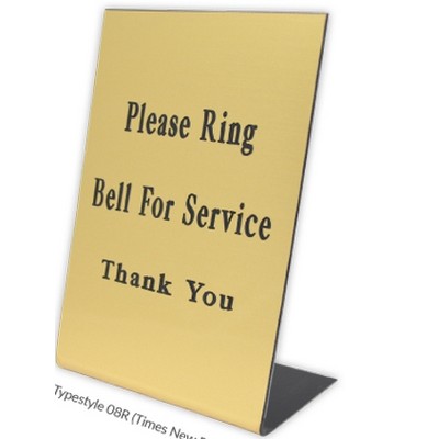 Engraved Plastic Sign - Horizontal, 20" x 12"