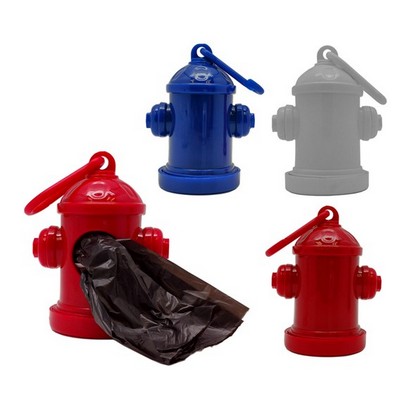 CLOSE OUT PRICING Hydrant Shaped Pet Waste Bags with clip