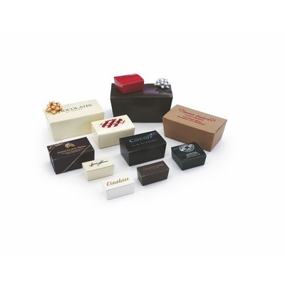 Colored 2 Piece truffle Ballotin Candy Boxes (2 3/4"x 1 3/8"x 1 3/4")