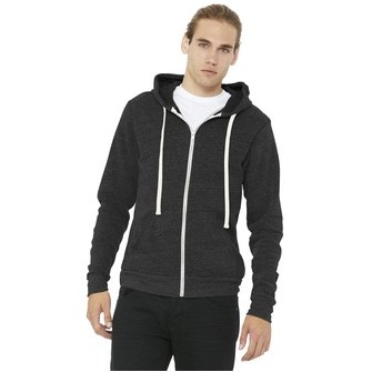 Bella+Canvas® Unisex Triblend Sponge Fleece Full Zip Hoodie