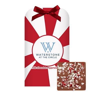 Belgian Chocolate Bar Stocking Stuffer w/ Peppermint