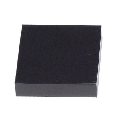 Square Jet Black Marble Base (3"x¾"x3")