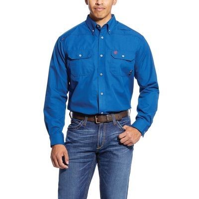 FR Featherlight Royal Blue Work Shirt