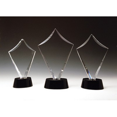 Royal Diamond Optical Crystal Award 11"H