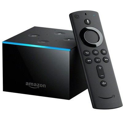 Amazon Fire TV Cube 4K Streaming Media Player w/Alexa Voice Remote