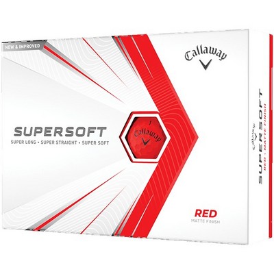 Callaway® Supersoft Golf Ball - Matte Red