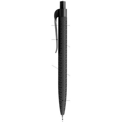 Prodir® Soft Touch Pen w/Metal Clip In Silver