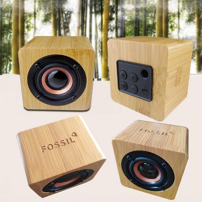 Real Bamboo Design Wireless Speaker