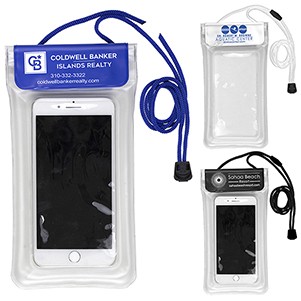 "Yuba" Clear Touch Through Floating Water Resistant Cell Phone & Accessory Pouch (Overseas)