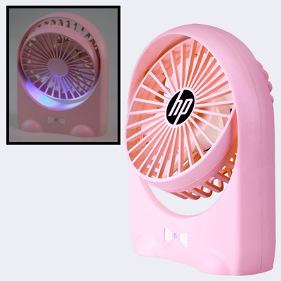 Adjustable Bedside Fan w/Light