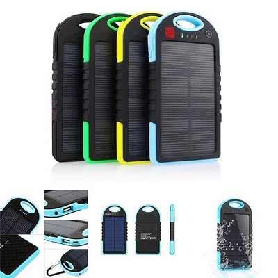 Solar Powered Waterproof Power Bank