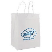 Imprinted Frosted Clear EuroTote (16"x6"x12")