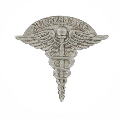 7/8" Nurse Care Caduceus Lapel Pin