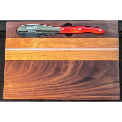 Magnetic Walnut Stripe Cutting Board (9"x13"1")