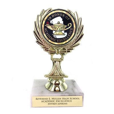 5¼" Honor of Academic Excellence Insert Trophy Rise