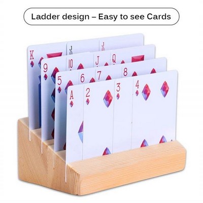 Wooden Playing Cards Holder