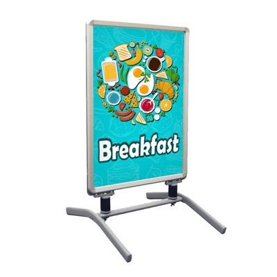 Breakfast Pre Printed Springster™ L Snap Frame - Blue