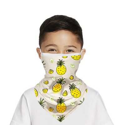 Reusable Face Bandana with Ear Loop - Kids