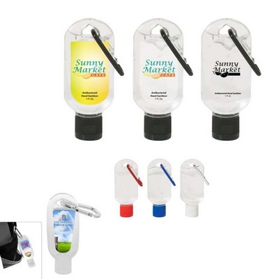 2oz Hand Sanitizer With Carabiner