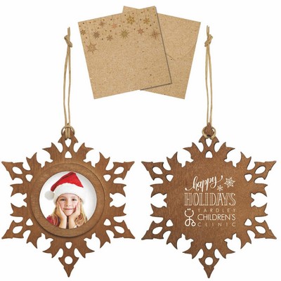 Wood Photo Ornament