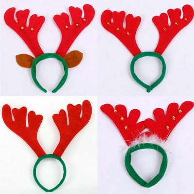 Santa's Reindeer Antlers Headband