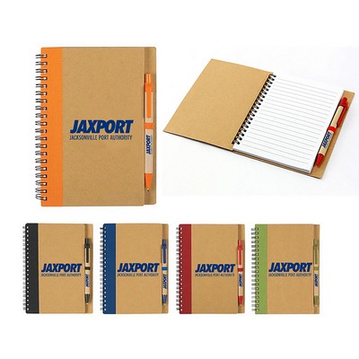 Spiral Notebook With Pen