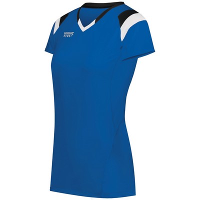 Ladies TruHit Tri-Color Short Sleeve Jersey