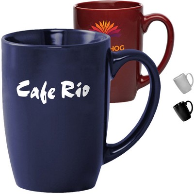 16 oz Large Coffee Mug w/ Custom Logo Glossy Ceramic Mugs