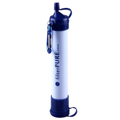 Portable personal water filter purification