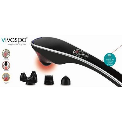 Vivitar® Kneading & Heating Shiatsu Neck & Lumbar Massager