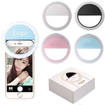 Adjustable Selfie Clip Ring Light with USB