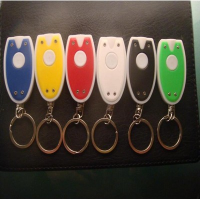 Oval Shape LED Keychain