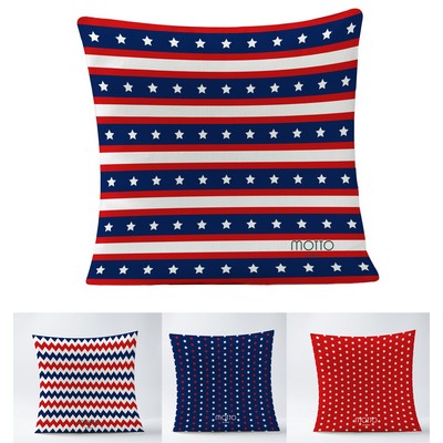 July 4th Throw Pillow 18''