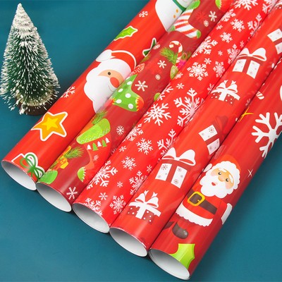 Customized Christmas/ Holiday Gift Wrapping Paper Rolls 30" x 120"