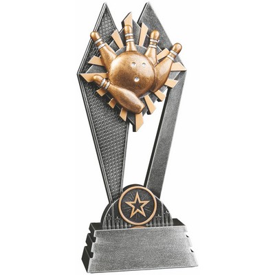 7" Bowling Sun Ray Award