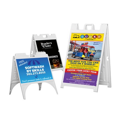 24" x 36" - Full Kit-Custom Deluxe A Frame Sidewalk Sign 24" x 36"- 4/4