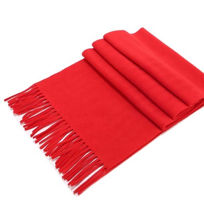 Party Red Polar Fleece Scarf