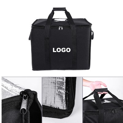 Eco-friendly Reusable 600D Polyester Lunch Delivery Bag